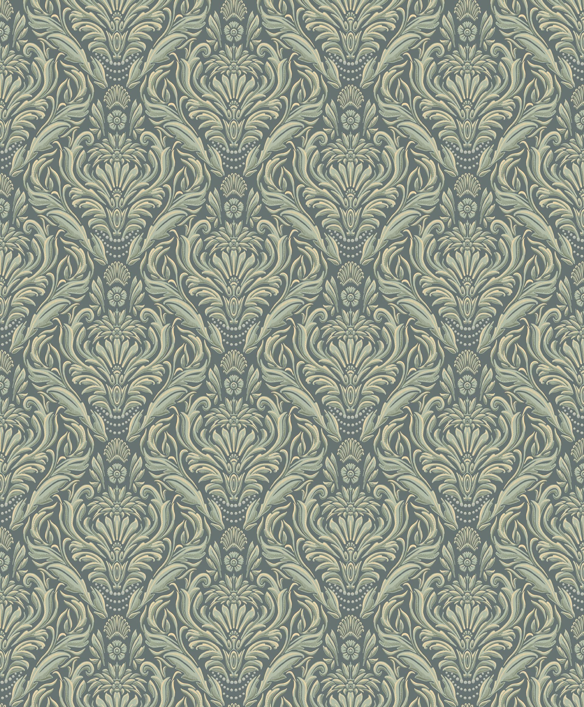 Tapetprov Fiona Fairy Tale Royal Medallion