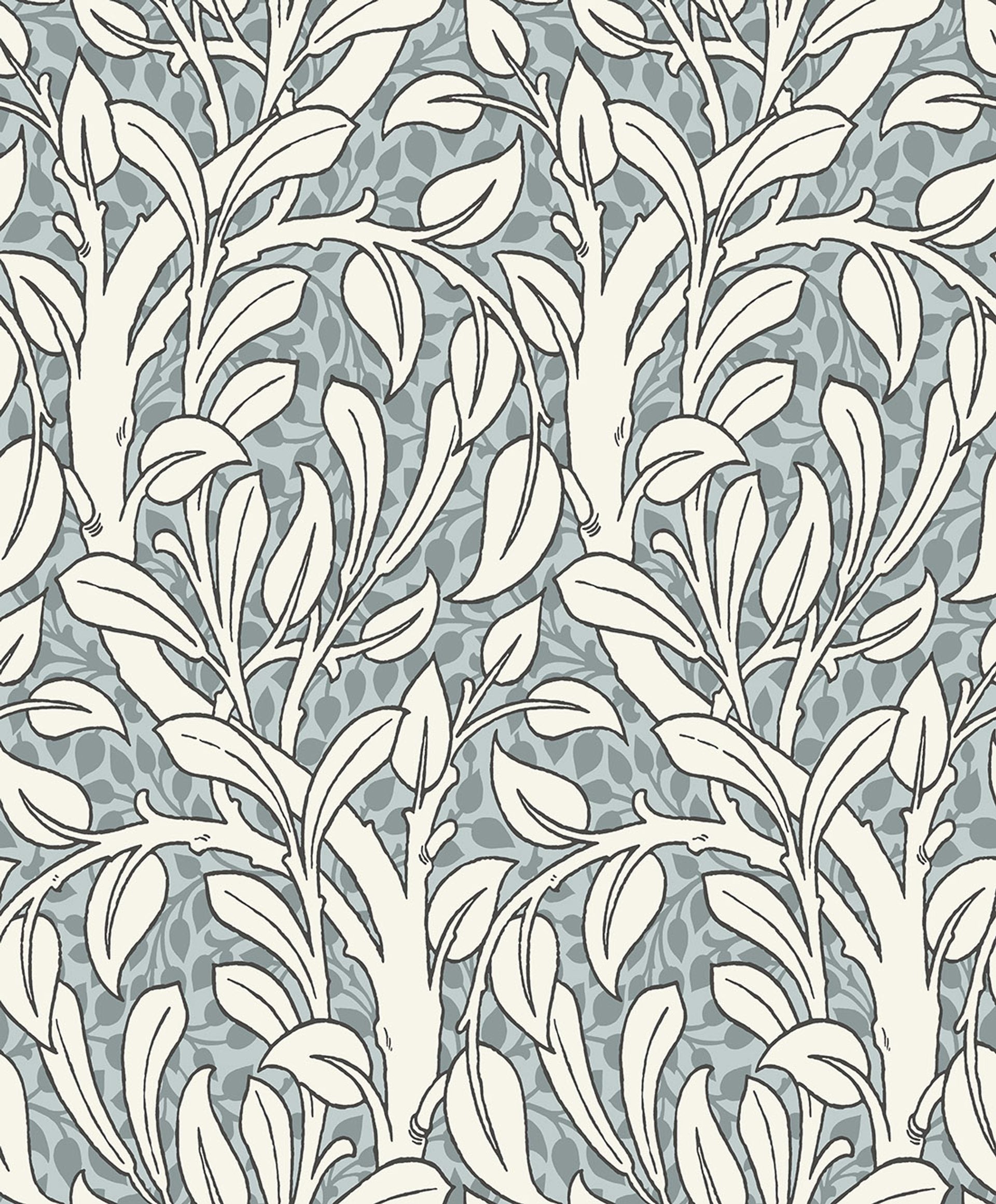 Tapetprov Fiona Heritage Art Nouveau