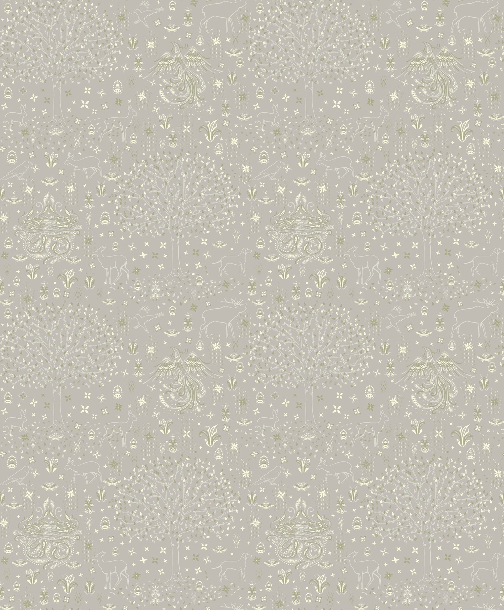 Tapetprov Fiona Fairy Tale Magic Forest