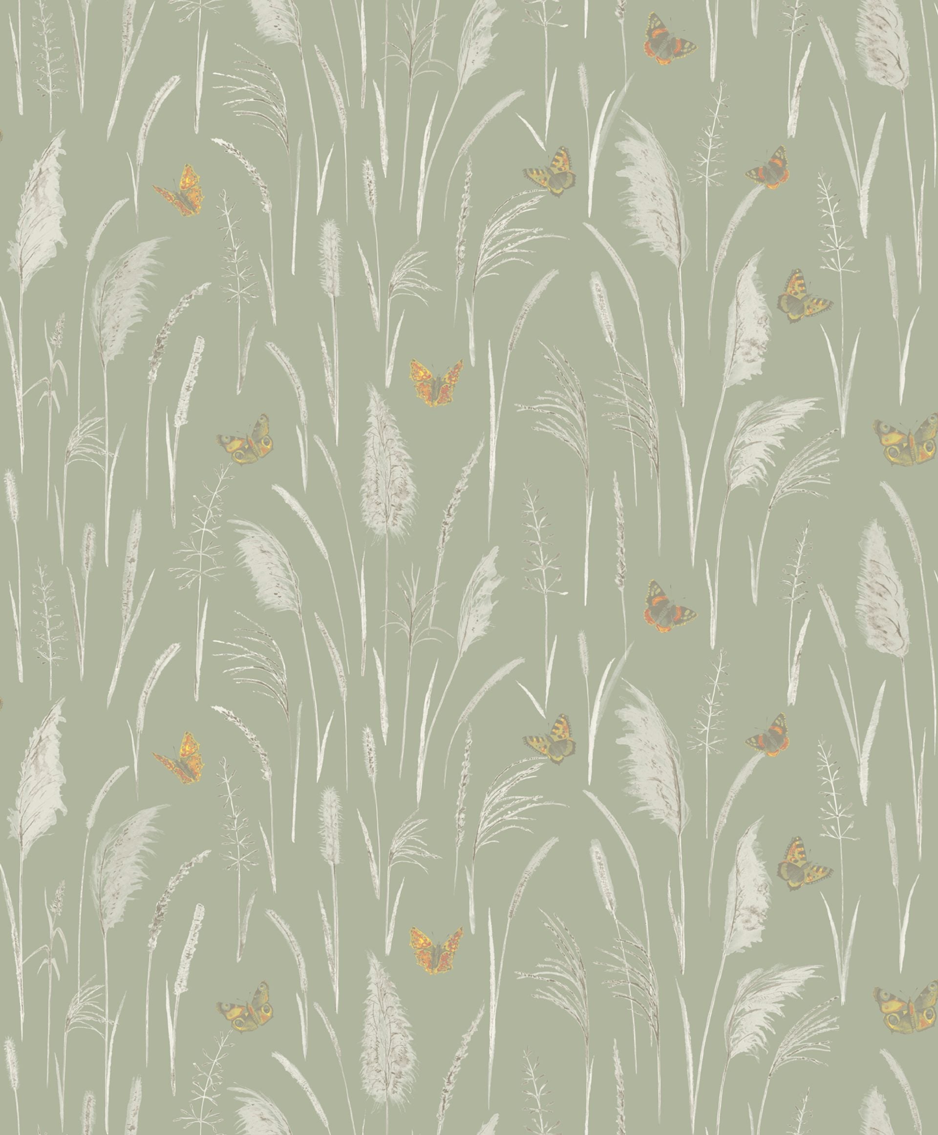 Tapetprov Fiona Fairy Tale Enchanted Butterflies